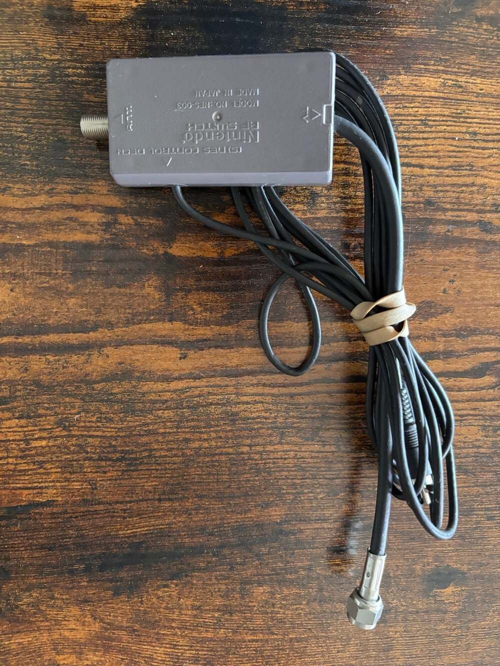 Official Nintendo RF Switch Adapter (Model NES-003) for NES/SNES